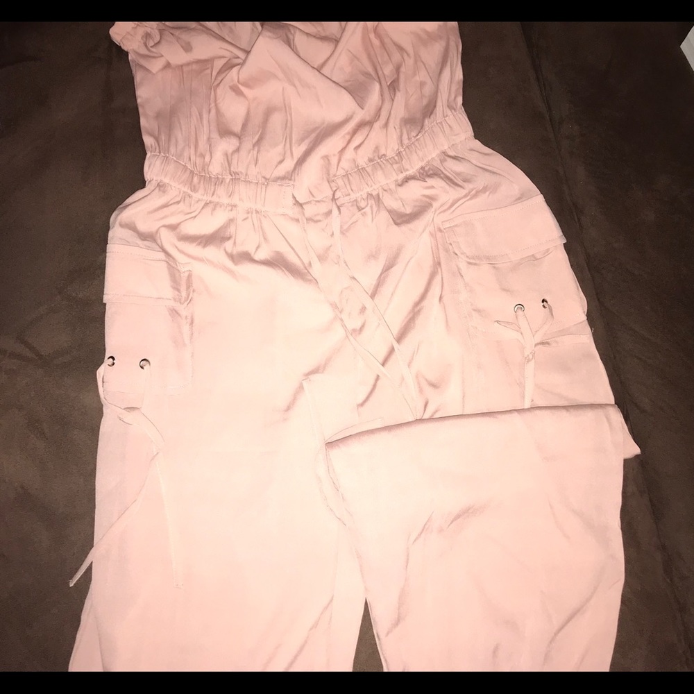 Summer silky halter pants